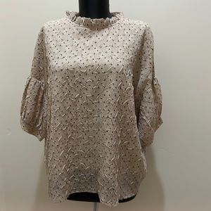 Roolee beige floral top small